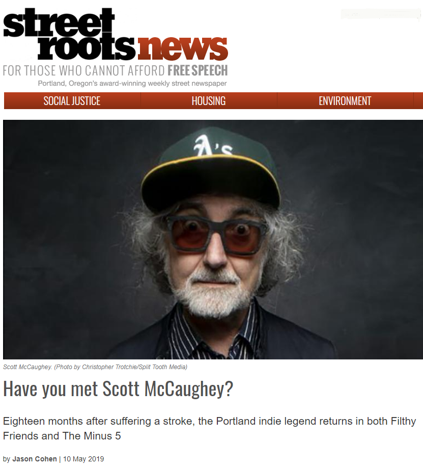 Scott McCaughey profiled in Street Roots