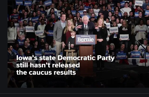 Iowa Caucus results still not released after nearly a week